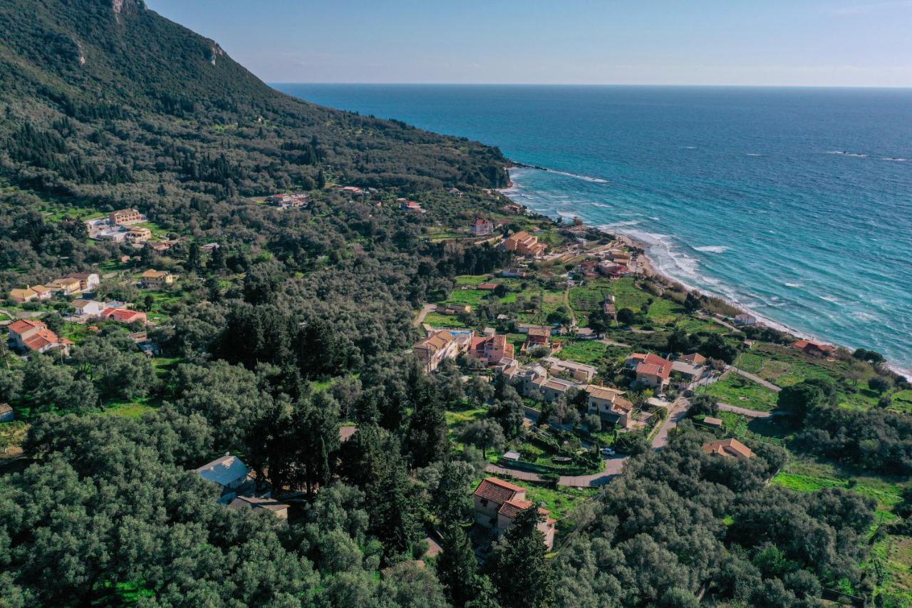 Ferienwohnung Amaryllis Seaview House By Guestcorfu Paramonas  Exterior foto